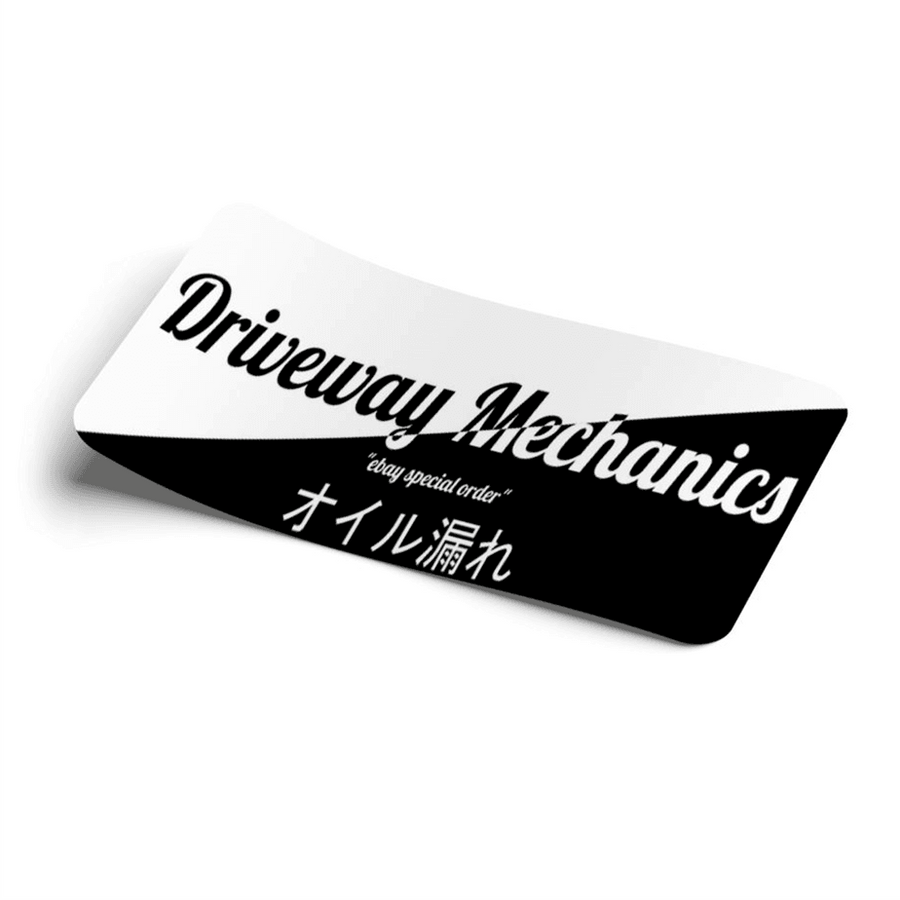 Strictly Static Driveway Mechanics Slap Sticker - The Drivers HQ