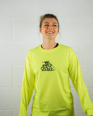 THE HYPED SOURCE CROSSED LONG SLEEVE (YELLOW) - The Drivers HQ