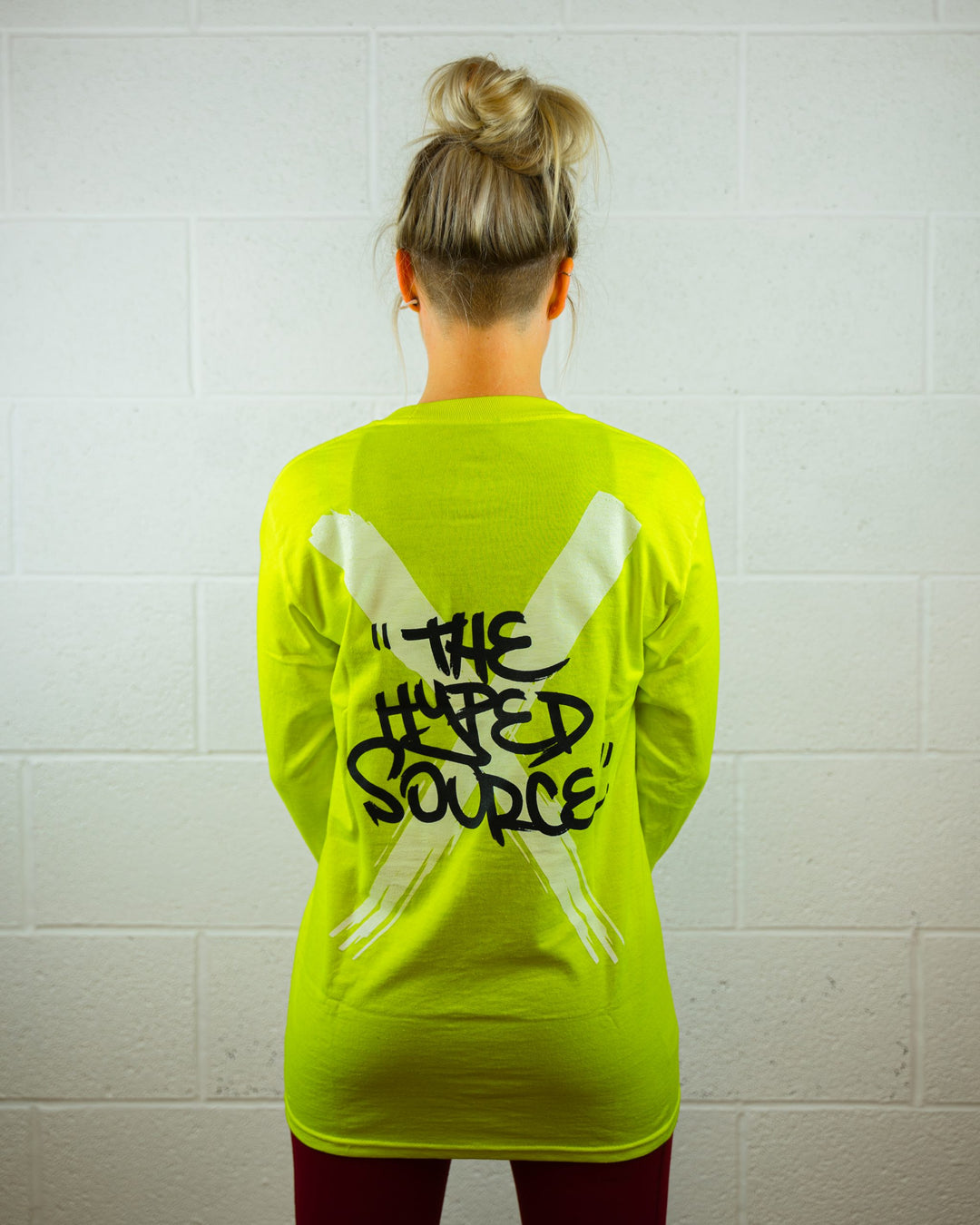 THE HYPED SOURCE CROSSED LONG SLEEVE (YELLOW)