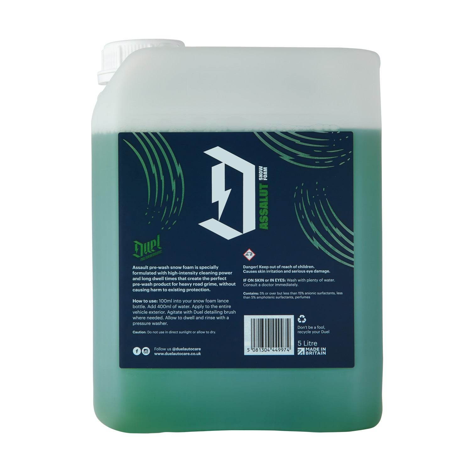 Duel Assault pre-wash Snow Foam - The Drivers HQ