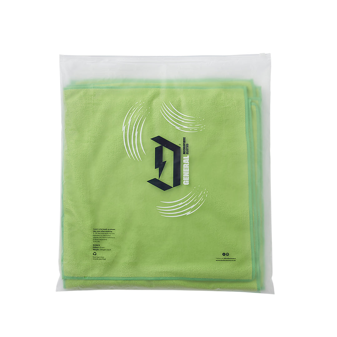 Duel General Purpose Microfibre Cloths 10 Pack