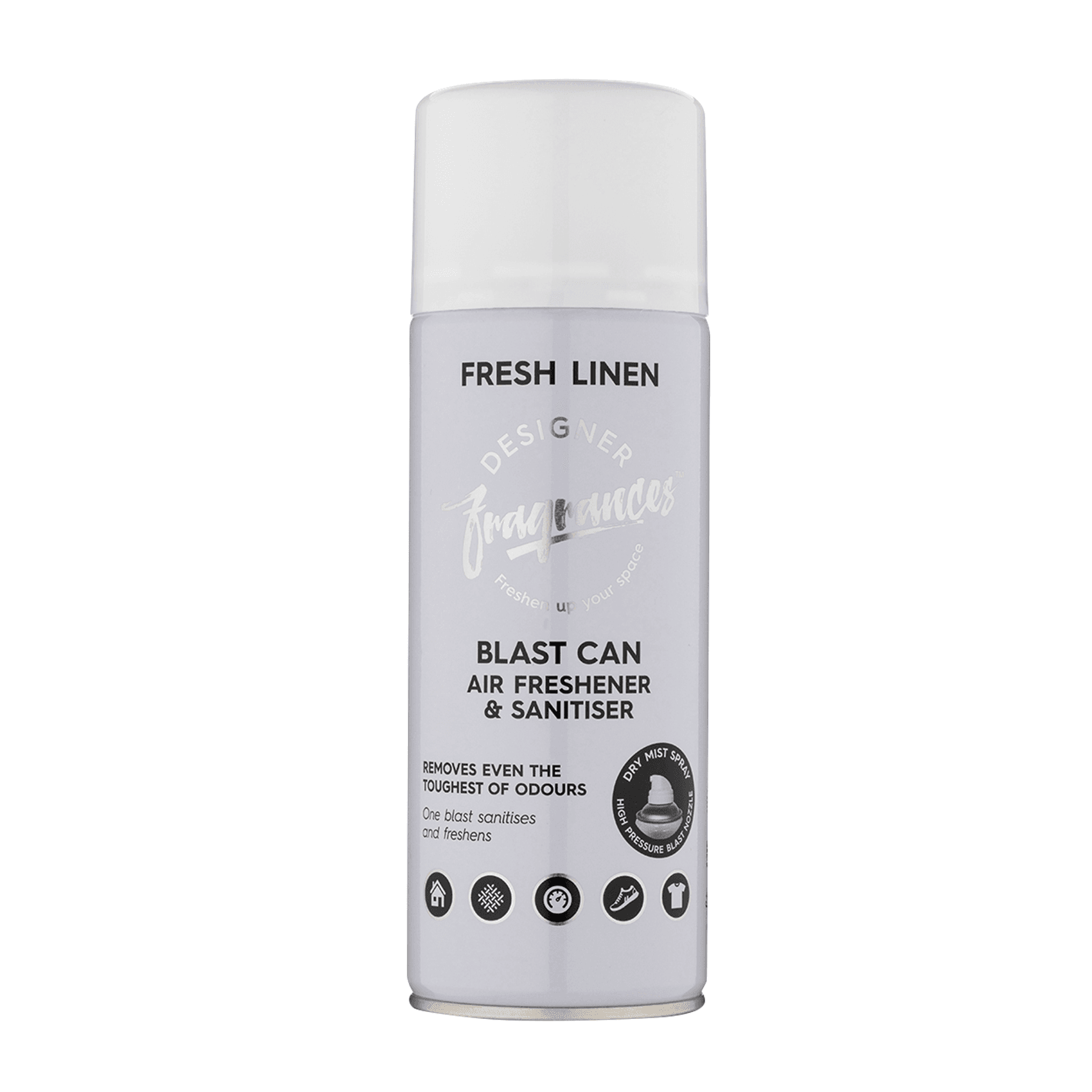 DESIGNER FRAGRANCES BLAST CAN AIR FRESHENER - FRESH LINEN - The Drivers HQ