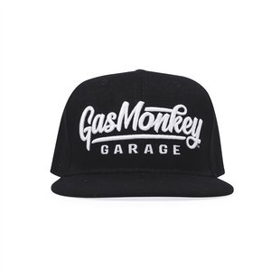 GAS MONKEY GARAGE 3D SCRIPT LOGO SNAPBACK CAP (BLACK) - The Drivers HQ