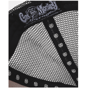 GAS MONKEY GARAGE INITIAL LOGO PATCH TRUCKER CAP - (MUSTARD & BLACK) - The Drivers HQ