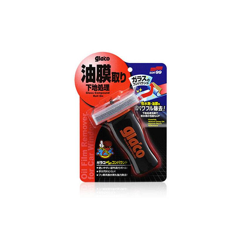 SOFT99 GLACO GLASS COMPOUND ROLL ON SURFACE PREP - The Drivers HQ