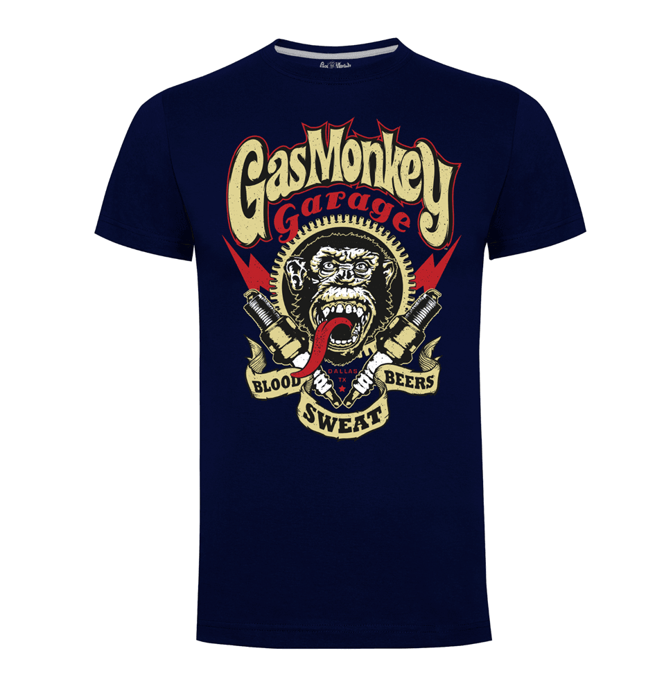 GAS MONKEY SPARK PLUGS GAS MONKEY T-Shirt (Black) - The Drivers HQ