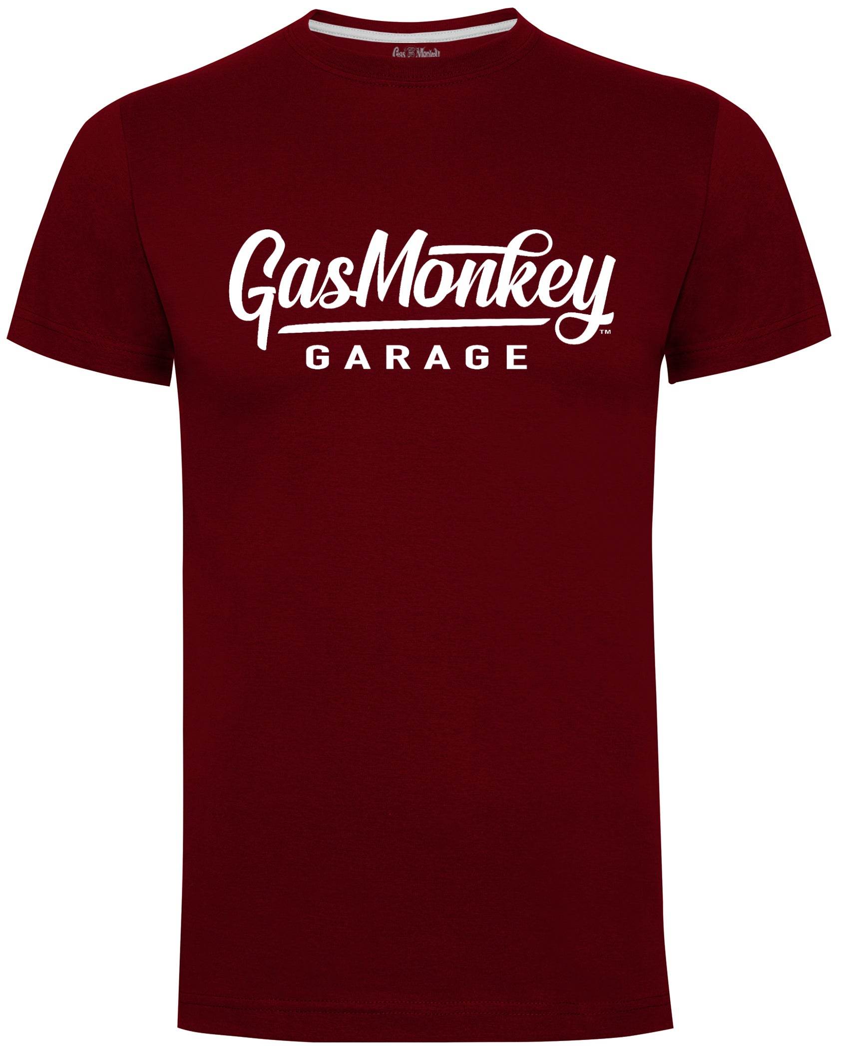 GAS MONKEY GARAGE LARGE SCRIPT LOGO (BURGUNDY) - The Drivers HQ