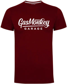 Gas Monkey Garage Large Script Logo (Burgundy)