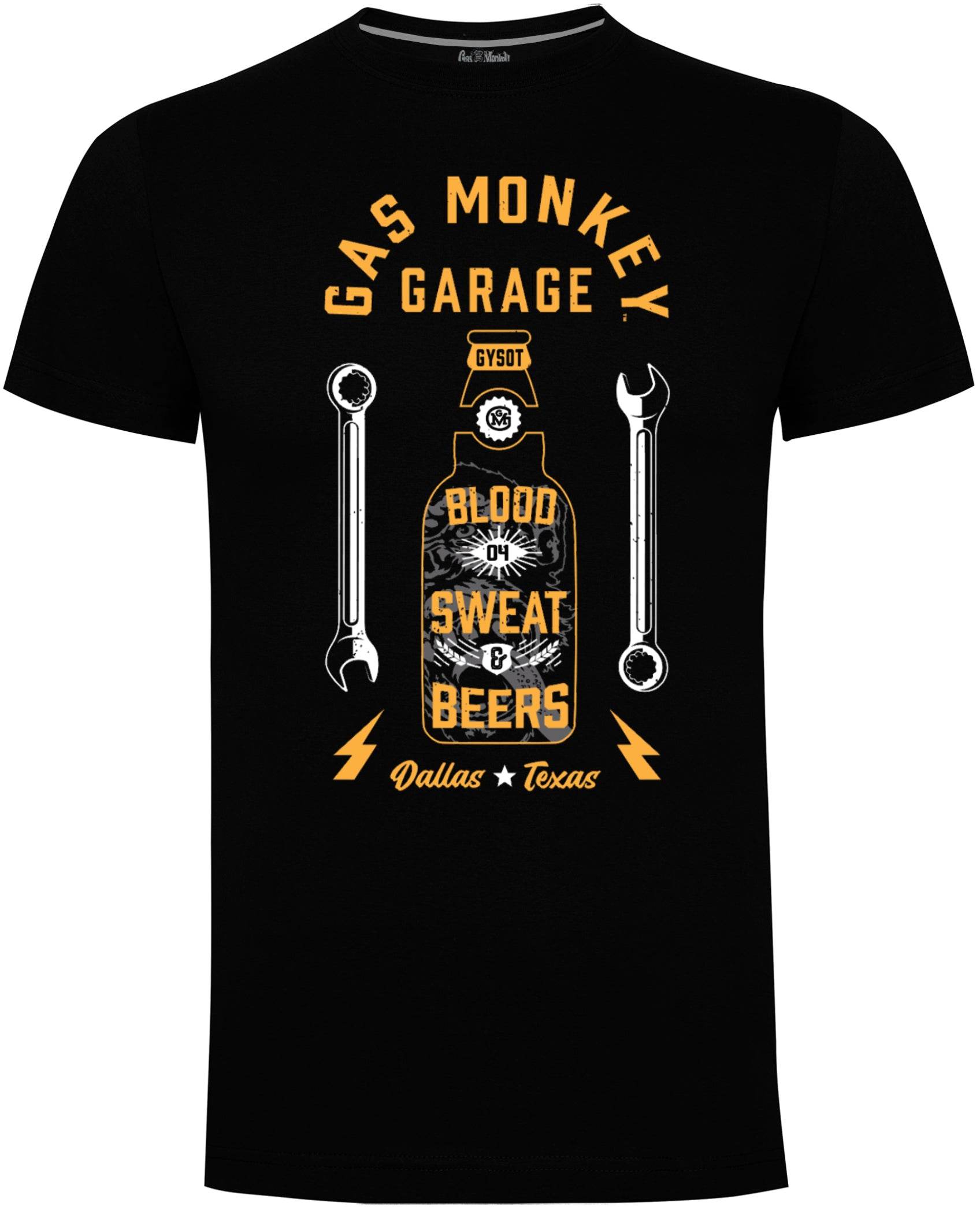 GAS MONKEY WORK & PLAY T-SHIRT (BLACK) - The Drivers HQ
