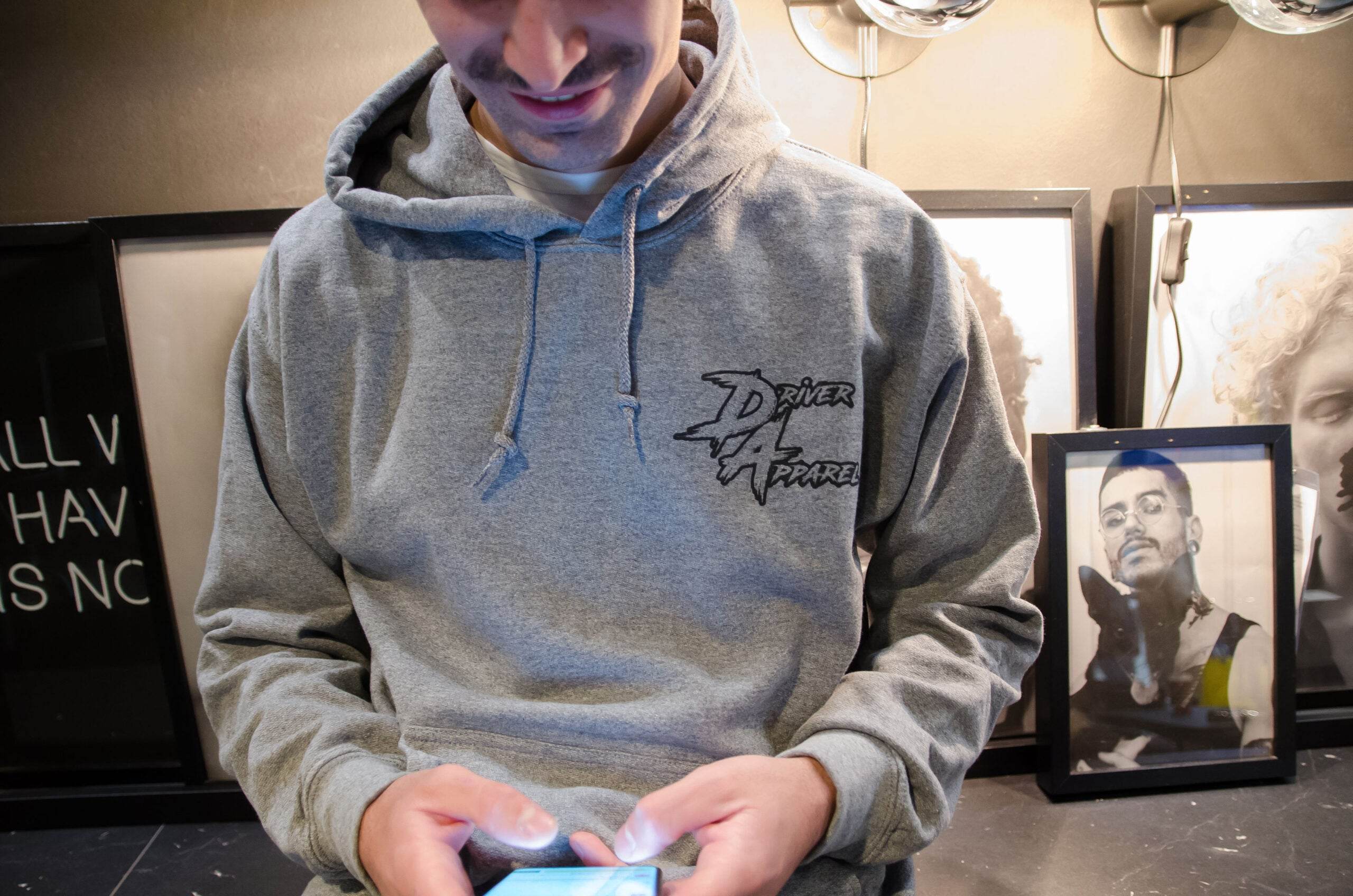 DRIVER APPAREL BASICS HOODIE – GRAPHITE - The Drivers HQ