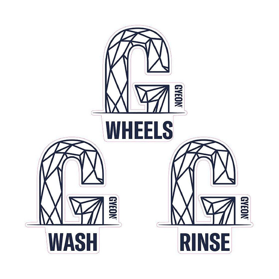 GYEON BUCKET STICKER SET - The Drivers HQ