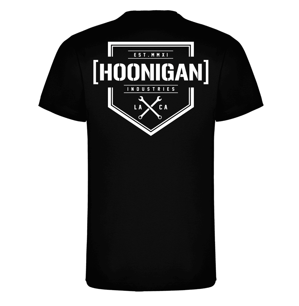 HOONIGAN BRACKET X SHORT SLEEVE TEE - BLACK - The Drivers HQ