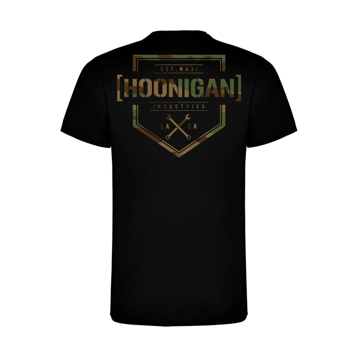 Hoonigan Covert Bracket X Camo T-Shirt (Black)