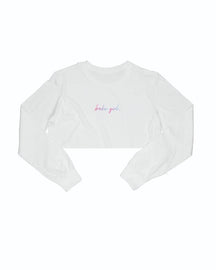 BROKE BOYS BROKE GIRL WHITE CROP TOP - The Drivers HQ