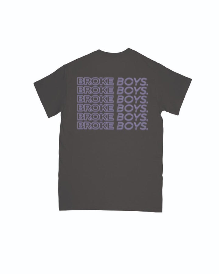 BROKE BOYS BLURRED EDGE LOGO TEE