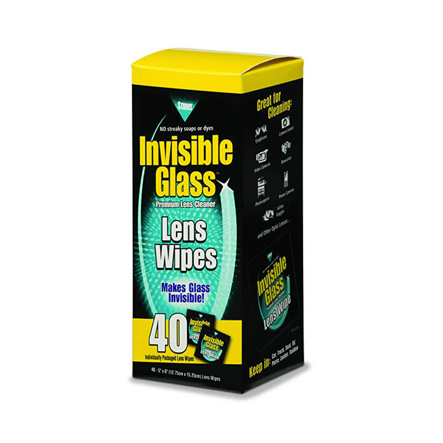 Stoner Incisible Glass Lens & Screen Wipe - 40 PACK - The Drivers HQ