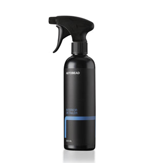 Autobead Interior Detailer 500ml trigger spray bottle with a blue label mark on a white background
