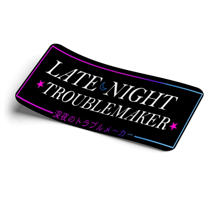 STRICTLY STATIC LATE NIGHT TROUBLEMAKER DECAL SLAP - The Drivers HQ