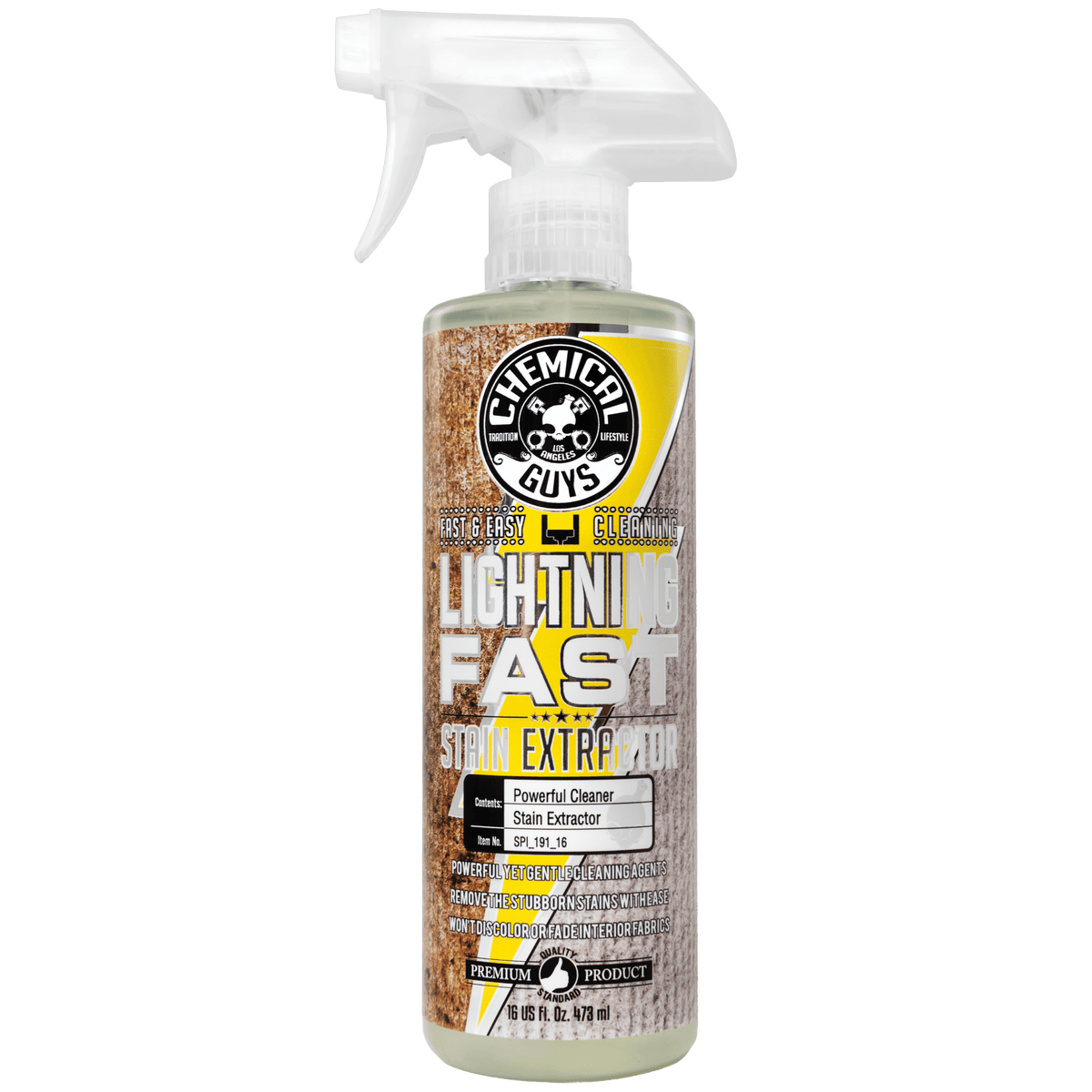 CHEMICAL GUYS LIGHTNING FAST STAIN EXTRACTOR FOR FABRIC - The Drivers HQ