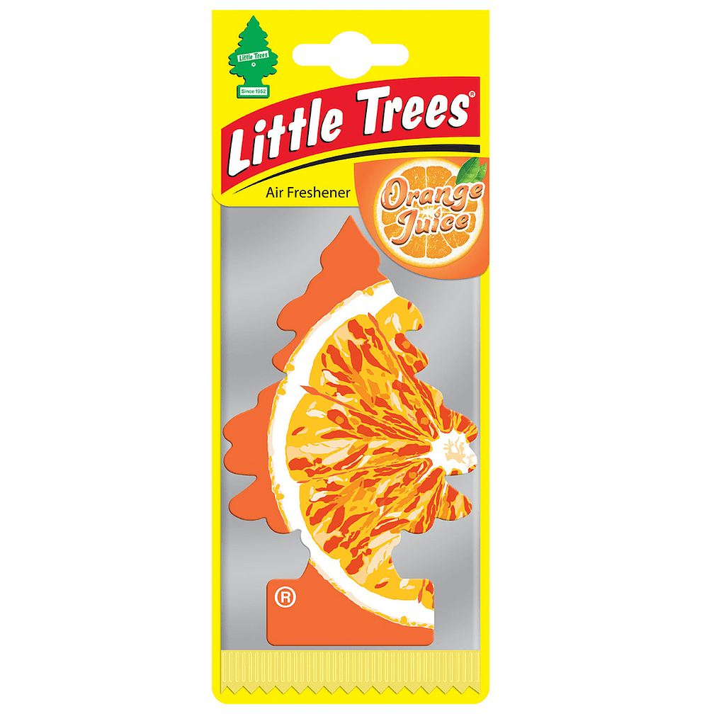 LITTLE TREES AIR FRESHENER - ORANGE JUICE - The Drivers HQ