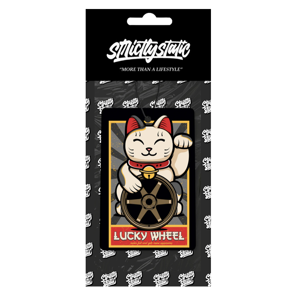 Strictly Static Lucky Cat Air Freshener - Spring Water