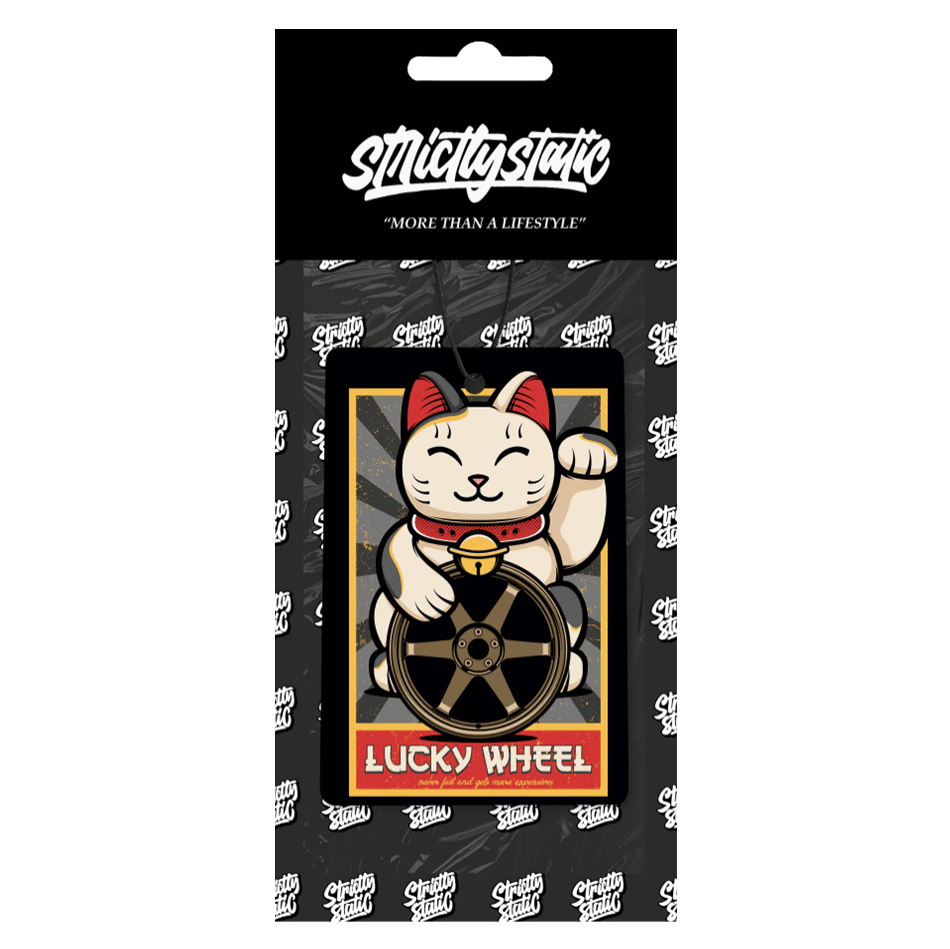 Strictly Static Lucky Cat Air Freshener - Spring Water - The Drivers HQ