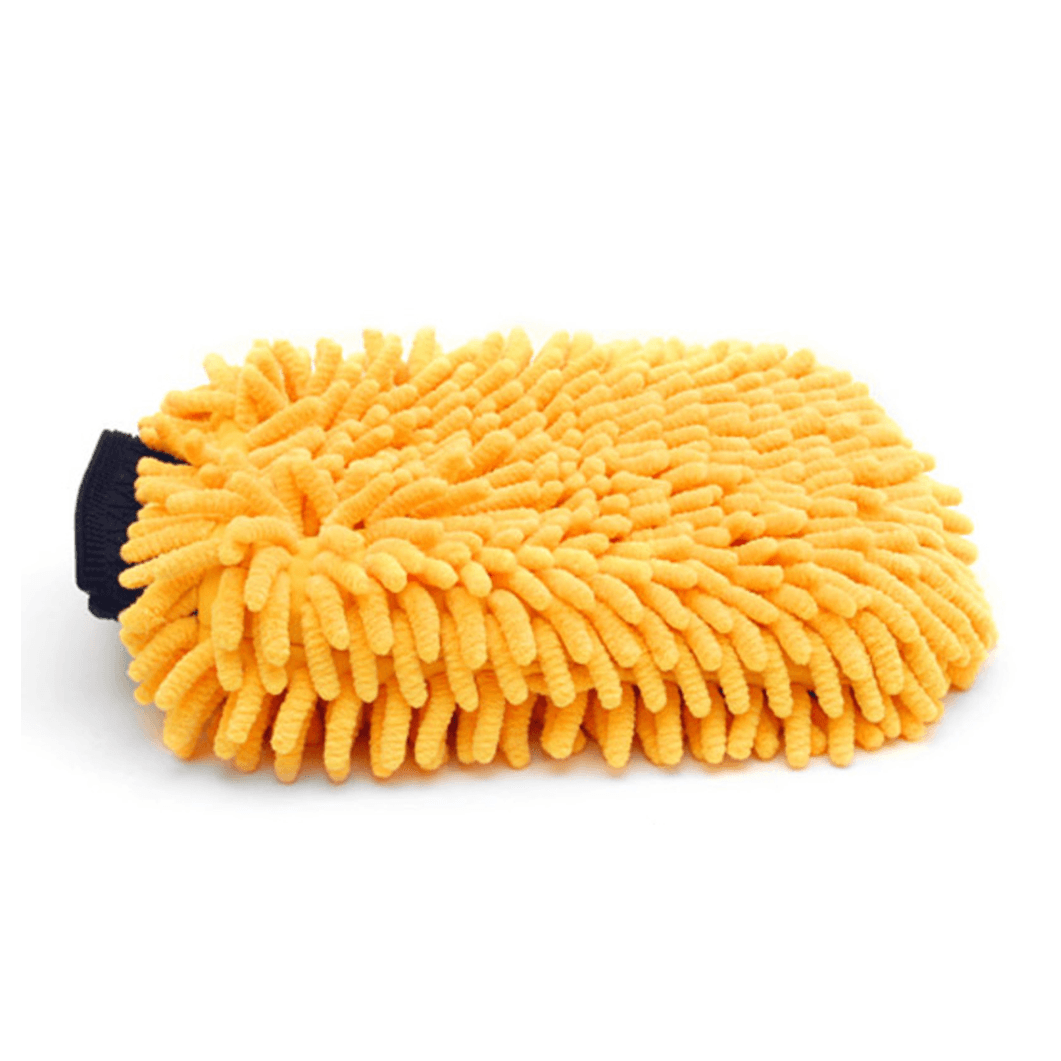 Mammoth Micro-Chenille Wash Mitt - Gold - The Drivers HQ