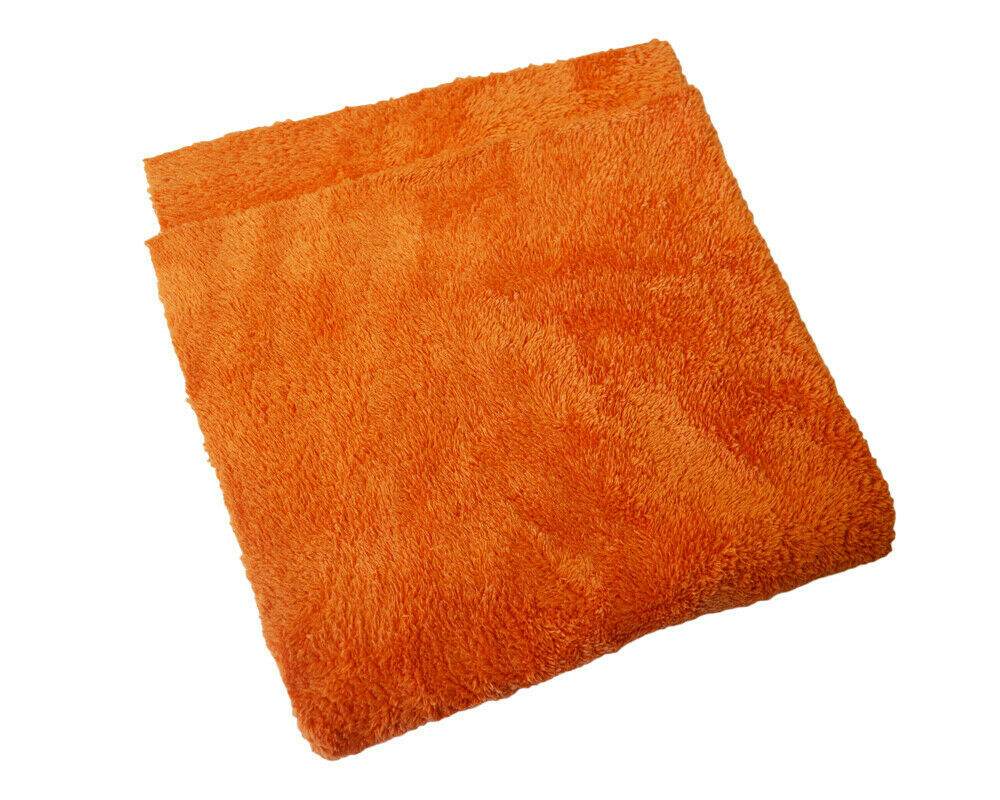 Mammoth Microfibre Orange Canary - Extra Soft Buffing Towel 40x40 - The Drivers HQ