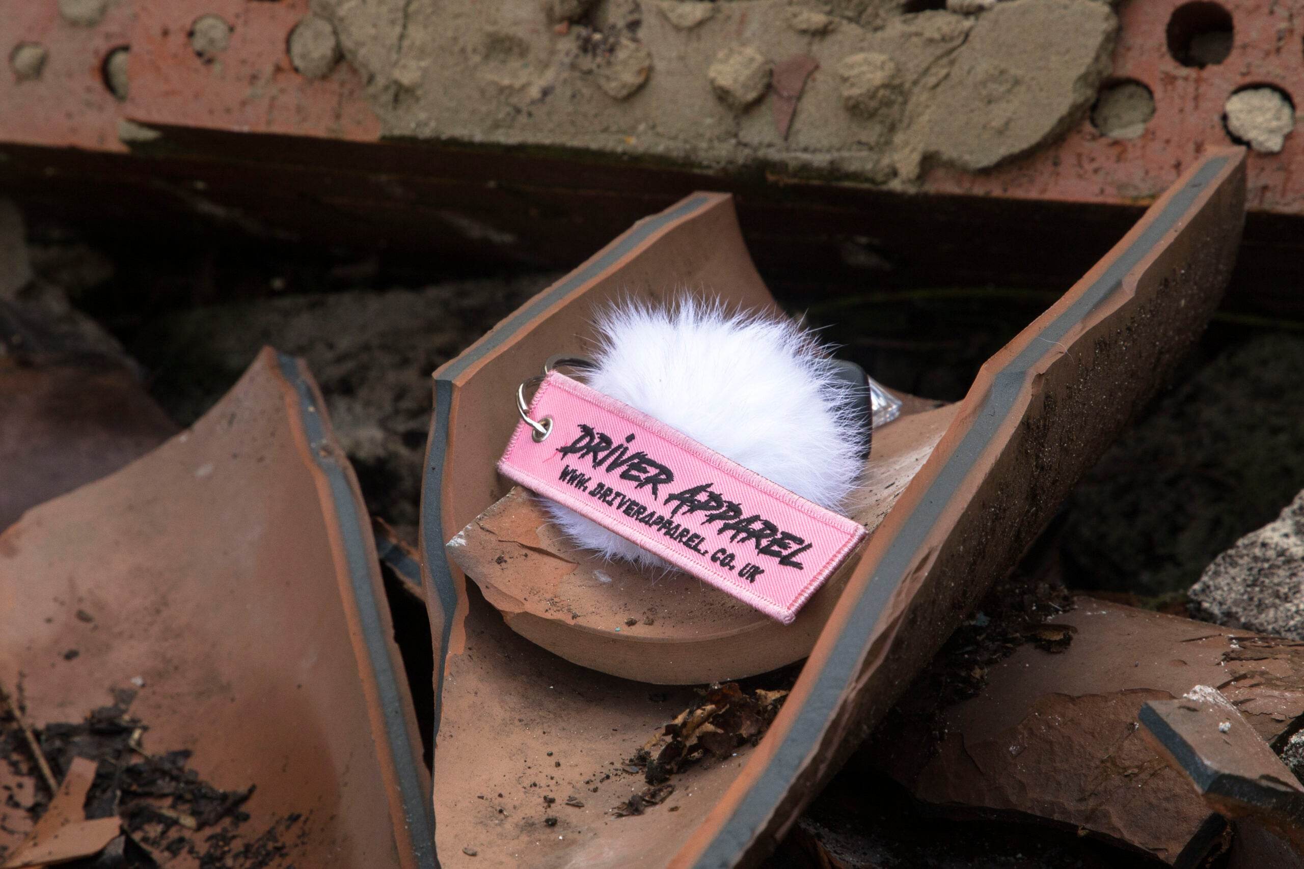 DRIVER APPAREL PINK FLIGHT TAG / KEY CHAIN - The Drivers HQ