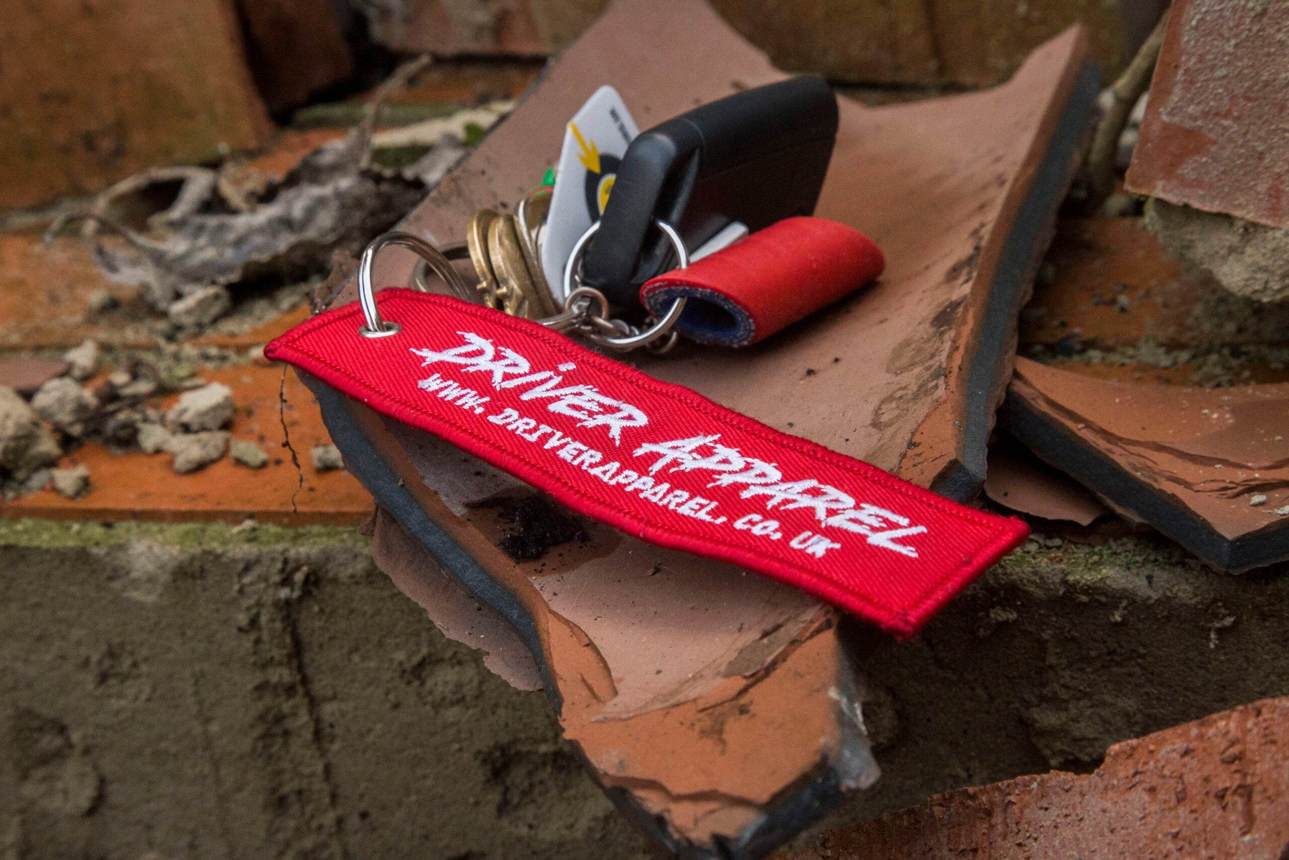 DRIVER APPAREL RED FLIGHT TAG / KEY CHAIN - The Drivers HQ