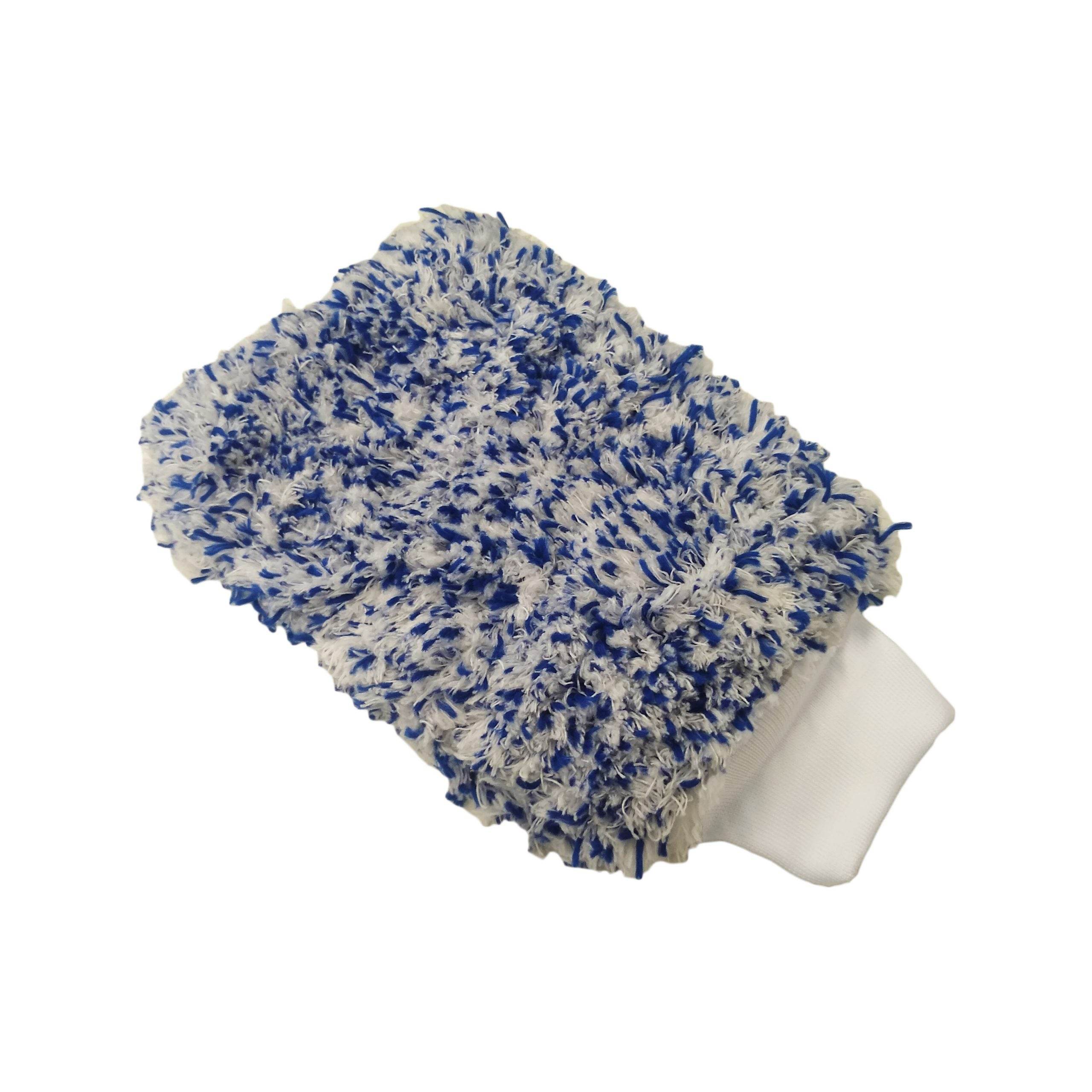Mammoth Nemo Wash Mitt - Extra Fluffy Microfibre Blue - The Drivers HQ