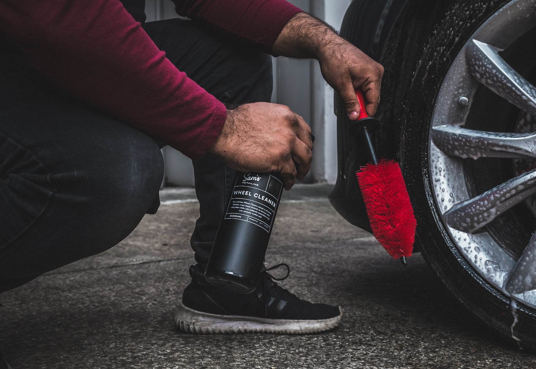 SAMS DETAILING MINI FLEXI ALLOY BRUSH - The Drivers HQ