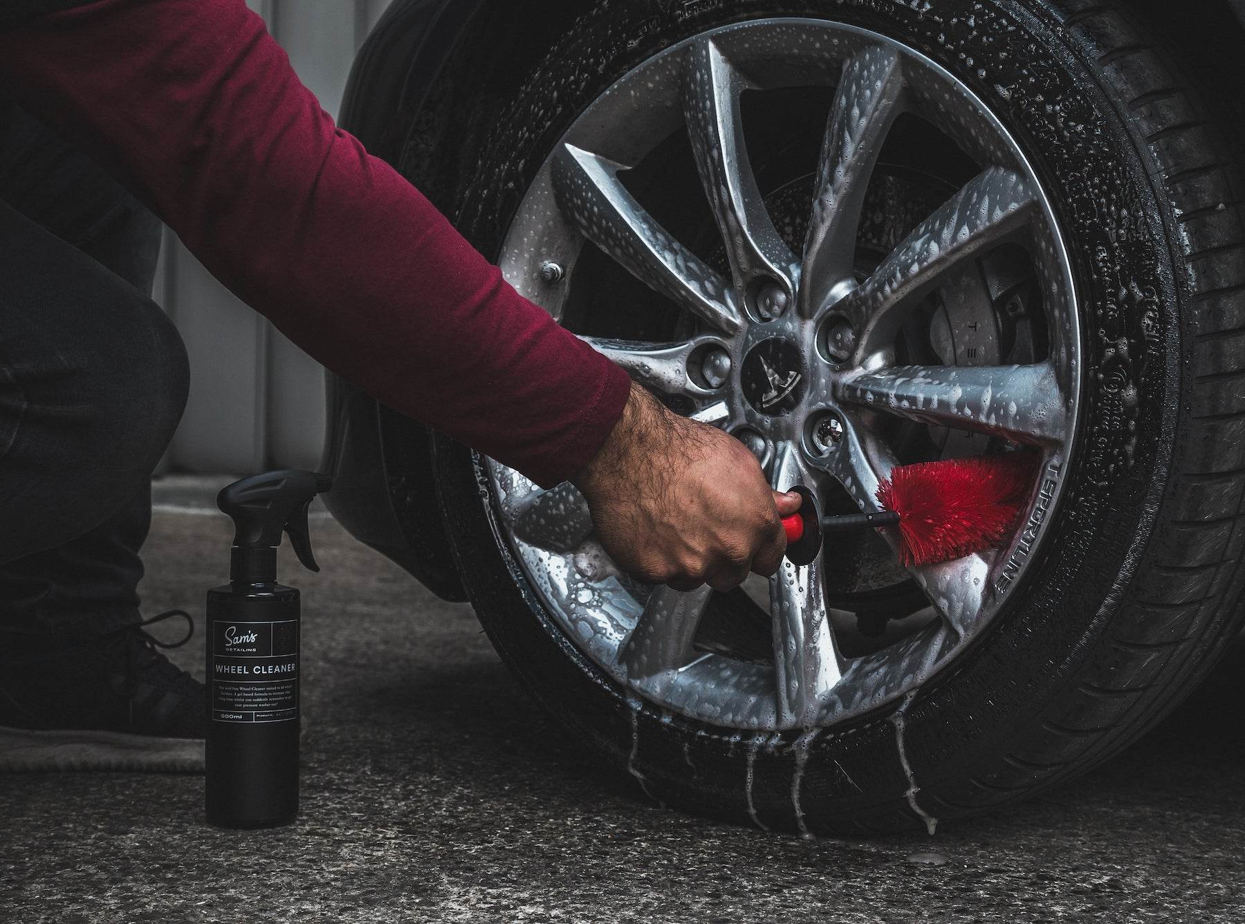 SAMS DETAILING MINI FLEXI ALLOY BRUSH - The Drivers HQ