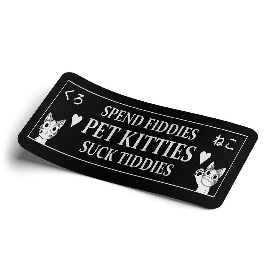 Strictly Static Pet Kitties Slap Sticer Decal - The Drivers HQ