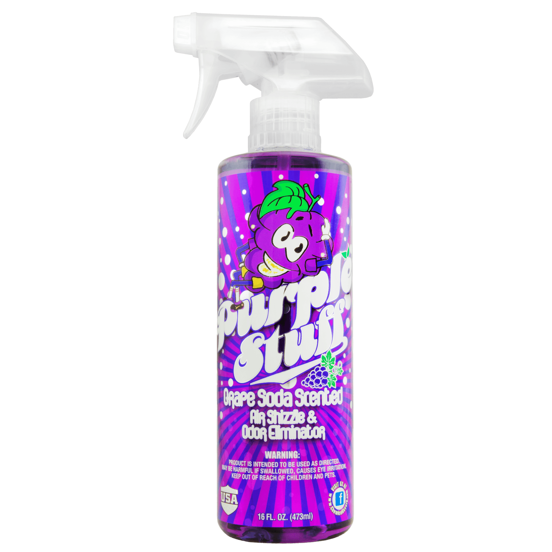 CHEMICAL GUYS PURPLE STUFF GRAPE SMELL AIR FRESHENER & ODOR ELIMINATOR - The Drivers HQ