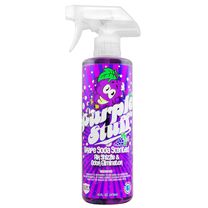 CHEMICAL GUYS PURPLE STUFF GRAPE SMELL AIR FRESHENER & ODOR ELIMINATOR