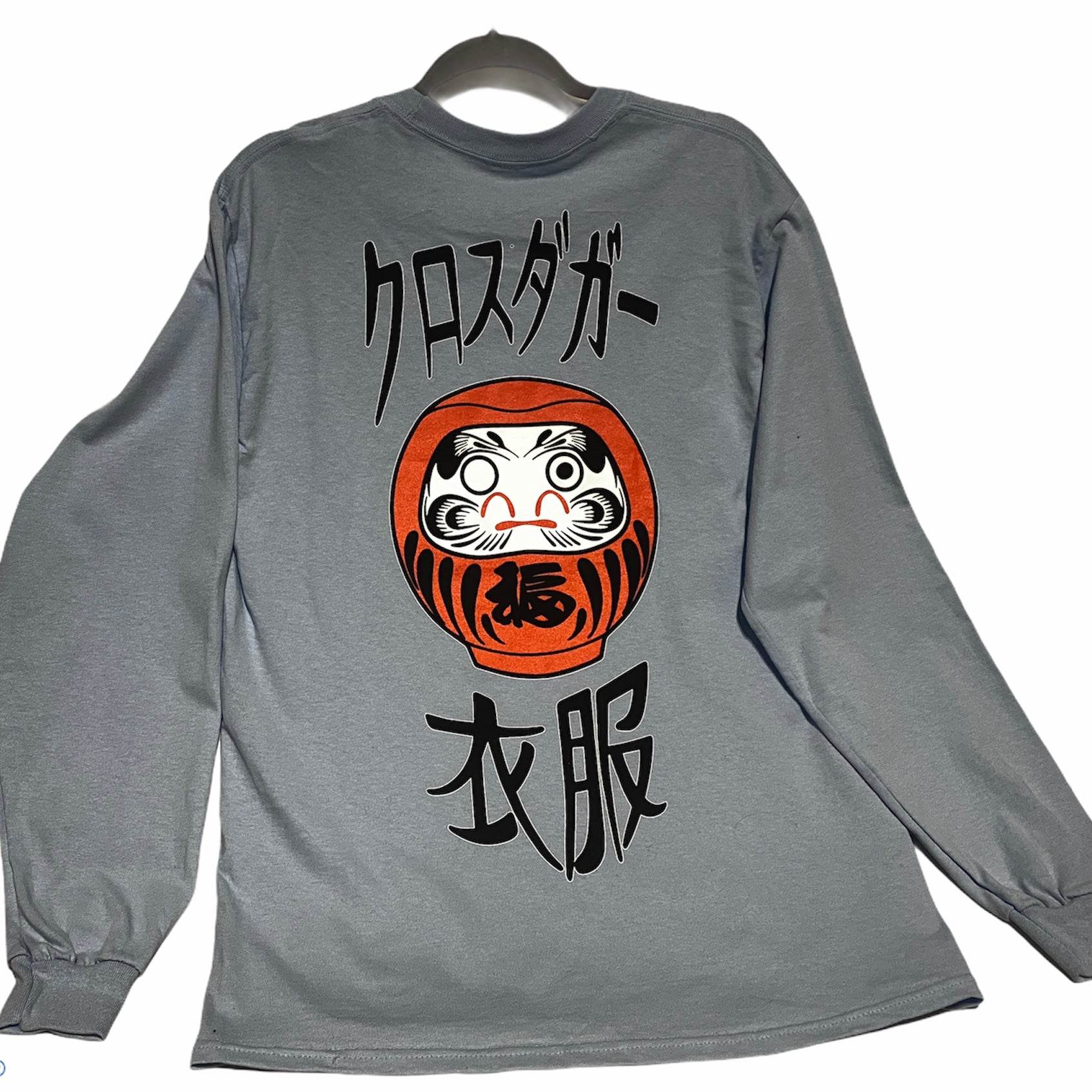 CDA DARUMA DOLL LONG SLEEVE TOP SKY BLUE - The Drivers HQ