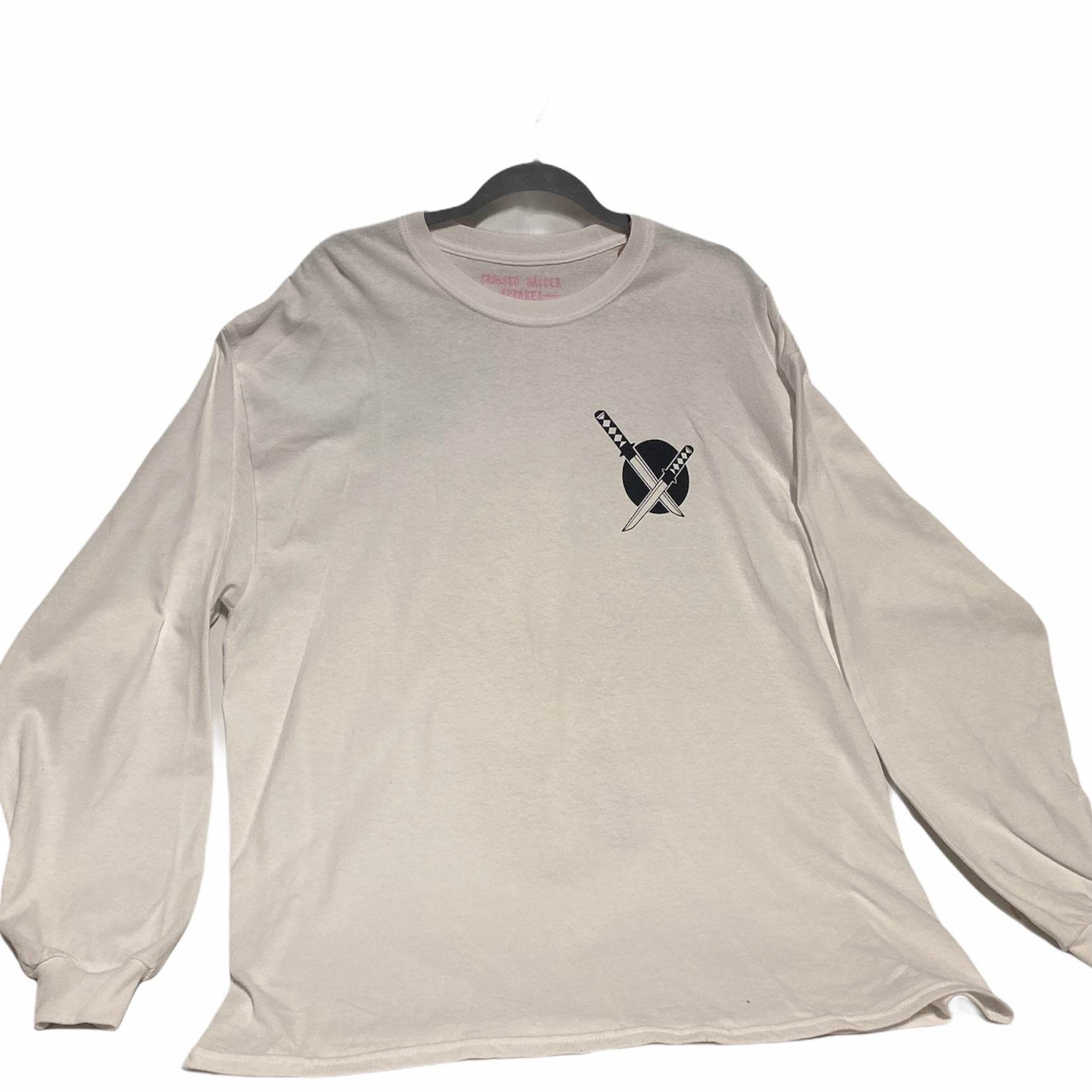 CDA DARUMA DOLL LONG SLEEVE TOP WHITE - The Drivers HQ