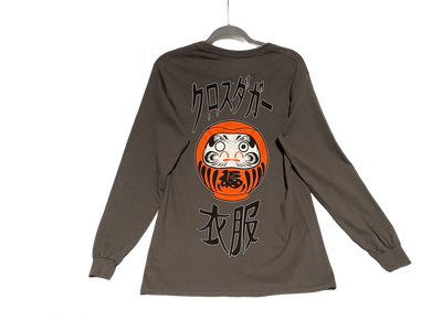 CDA DARUMA DOLL LONG SLEEVE TOP GREY - The Drivers HQ