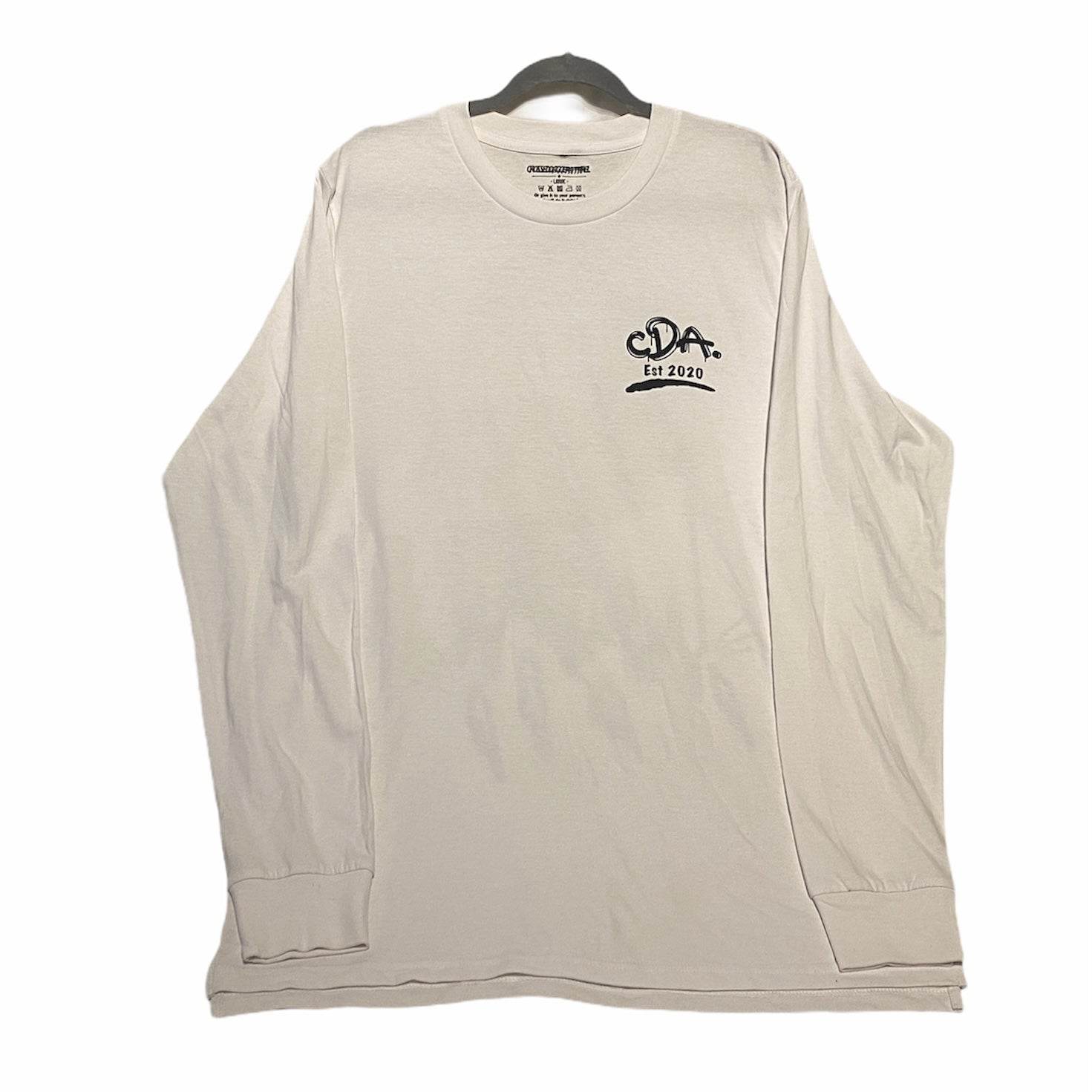 CDA SKATE LONG SLEEVE TEE WHITE - The Drivers HQ