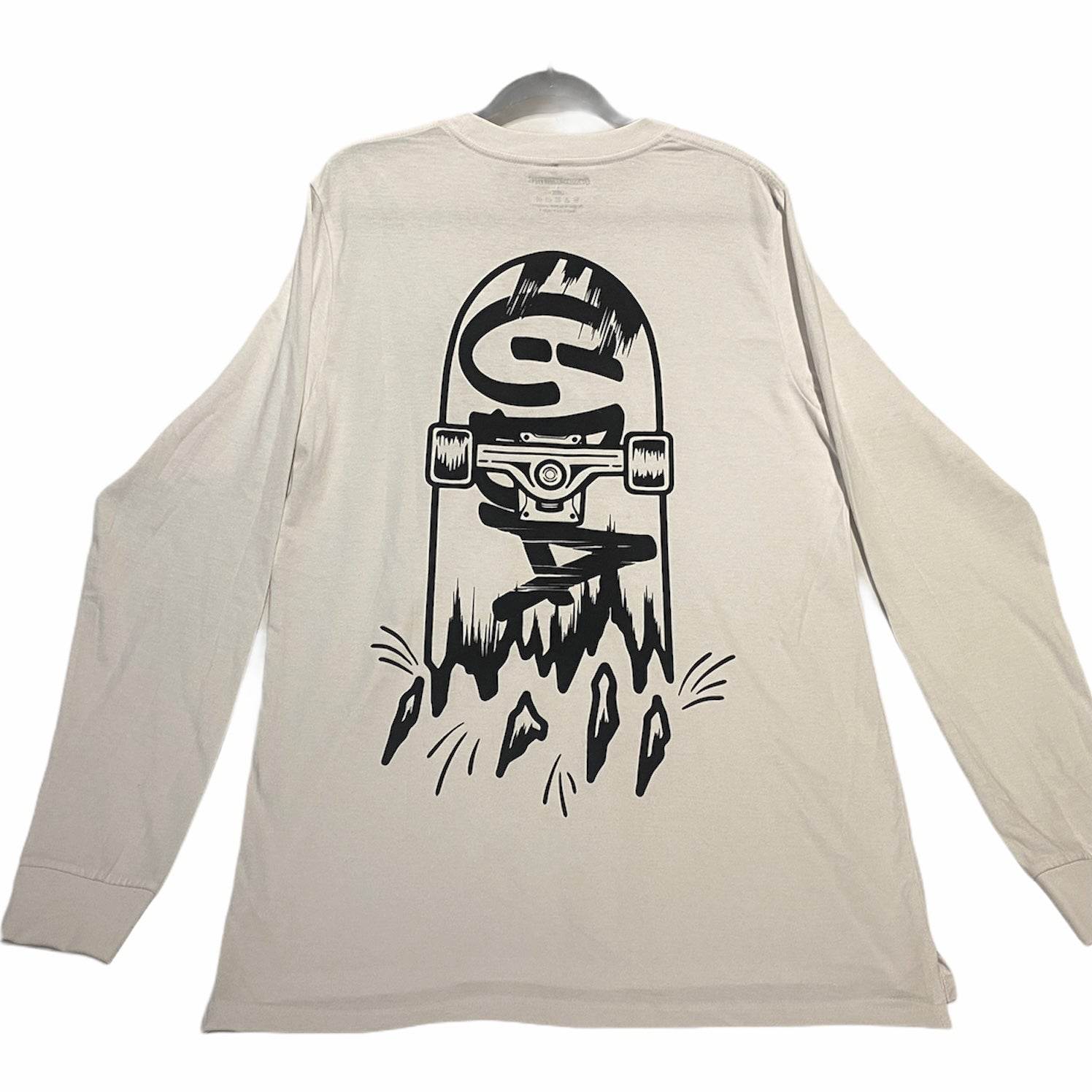 CDA SKATE LONG SLEEVE TEE WHITE - The Drivers HQ