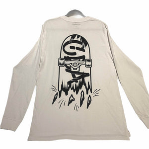 CDA SKATE LONG SLEEVE TEE WHITE - The Drivers HQ