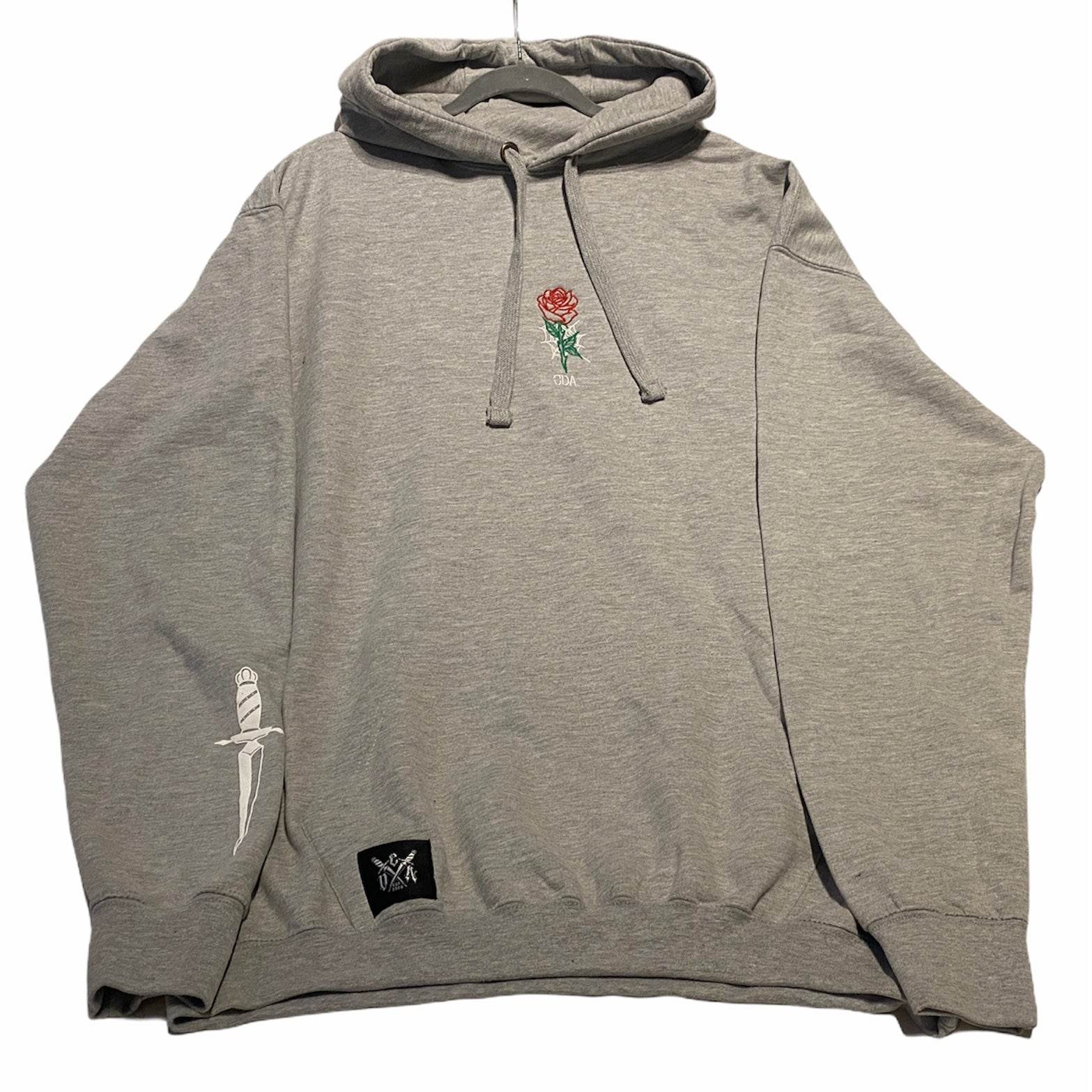 CDA ROSE HOODIE GREY - The Drivers HQ