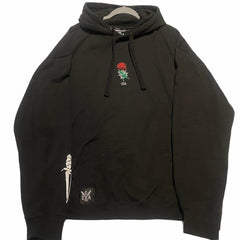 CDA Rose Hoodie Black