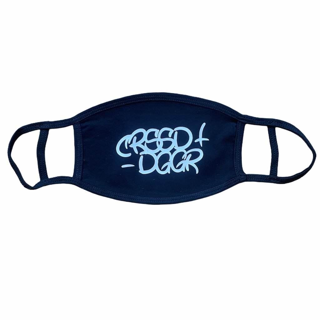 CDA CRSSD DGGR BRUSH FACE MASK BLACK - The Drivers HQ