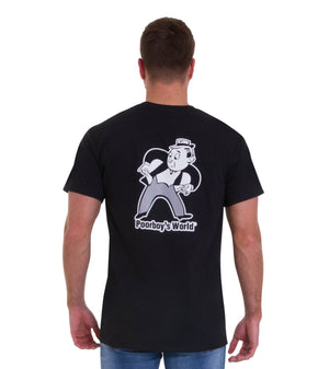 POORBOYS WORLD T-SHIRT (BLACK) - The Drivers HQ