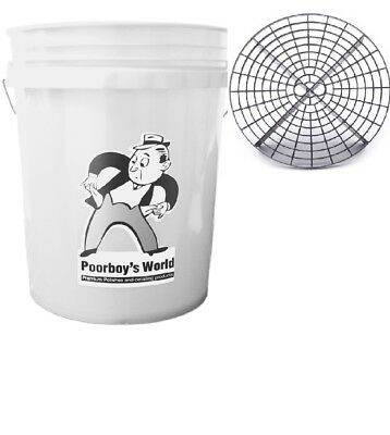 POORBOYS BUCKET AND GRITTGUARD (WHITE) - The Drivers HQ