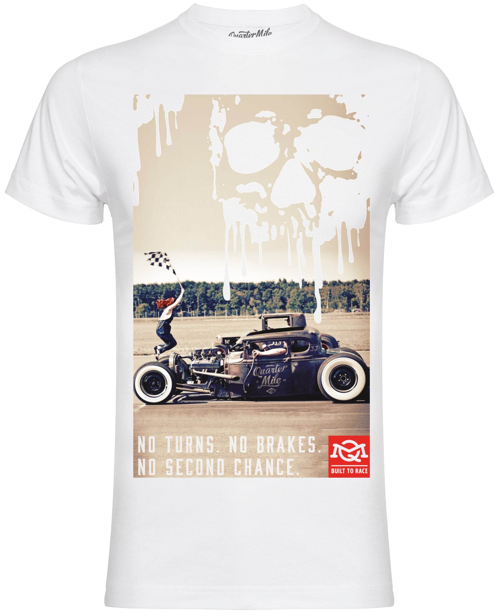 QUARTER MILE NO SECOND CHANCE T-SHIRT - The Drivers HQ