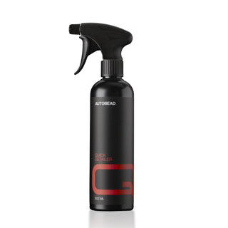 Autobead Quick Detailer 500ml trigger spray bottle with a red Q label mark on a white background