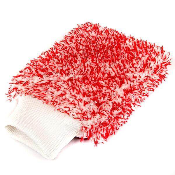 Red Microfibre Wash Mitt - The Drivers HQ